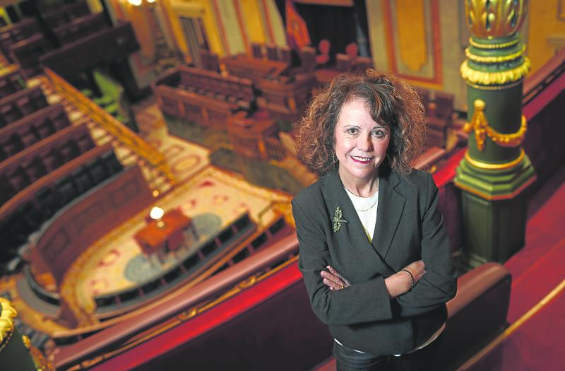 Ana Rivero, taquígrafa del Congreso