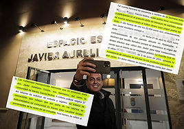 avier Aureliano García en la inauguración del espacio escénico, bajo su nombre, en Fines.