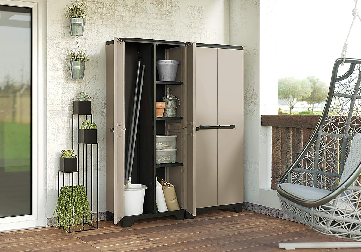 Los mejores armarios de resina para exterior (y para el interior) de tu hogar