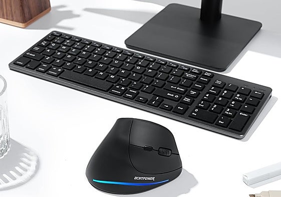 Despídete del dolor de muñeca con el ratón vertical ergonómico ECHTPower