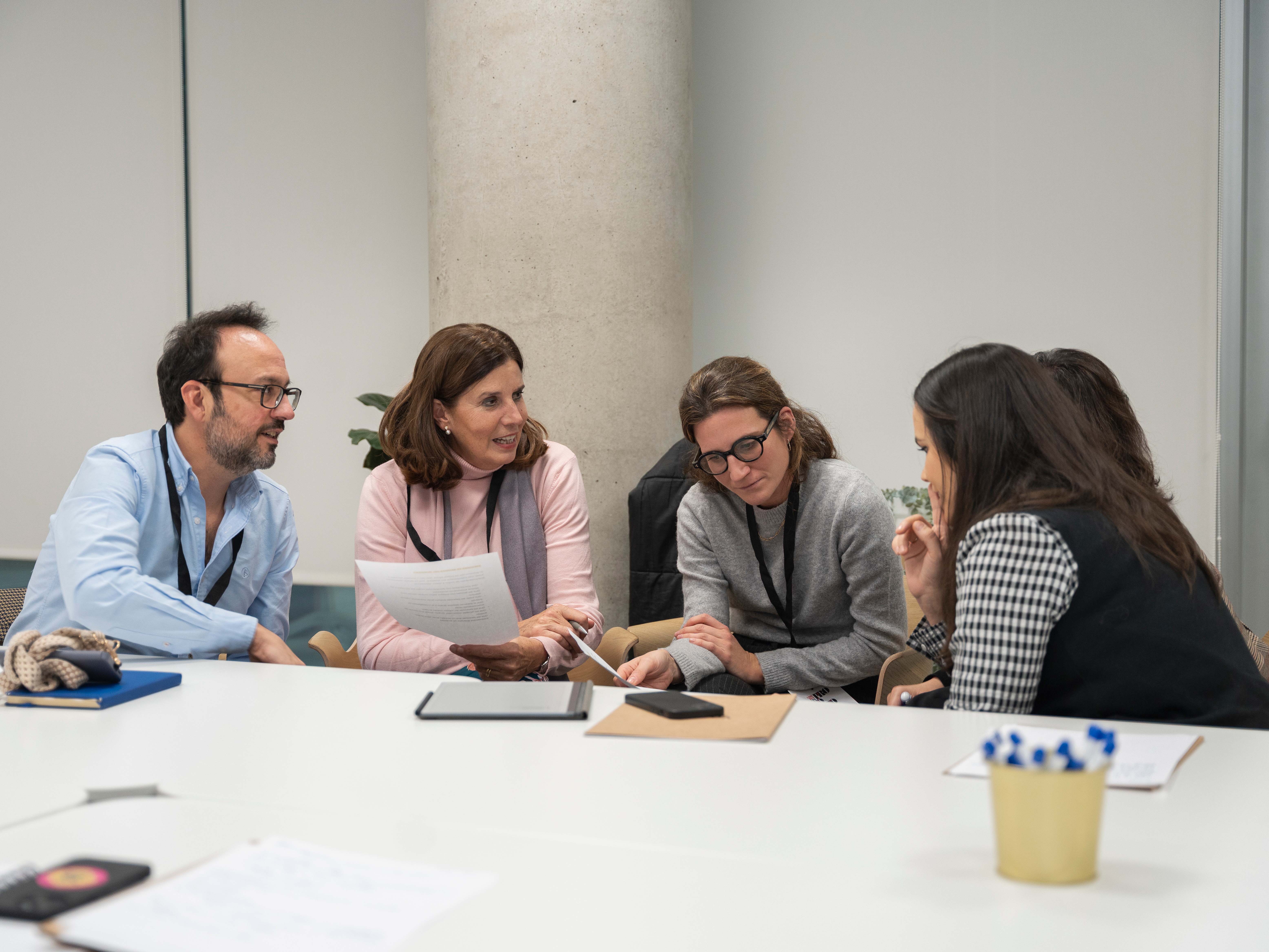 Representantes de Vocento, ISS, Deloitte y CEU.