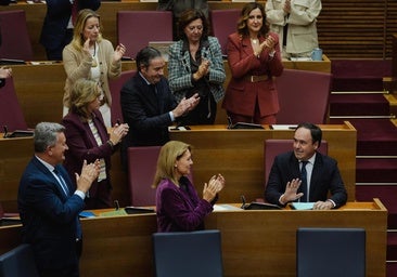 Las cortes valencianas eligen a Pérez Llorca como presidente