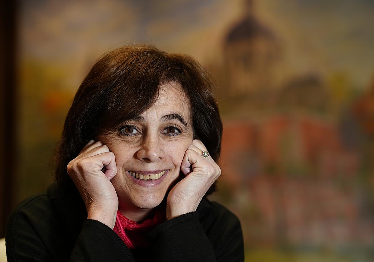 Ana María Shua, moments before the interview