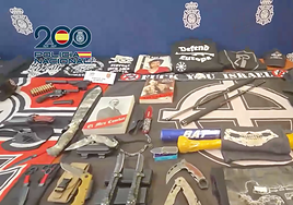 Imagen de los efectos intervenidos a 'The Base'