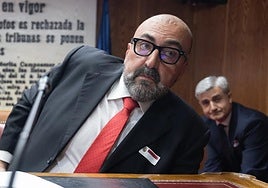 Koldo García en la comisión de investigación del Senado.