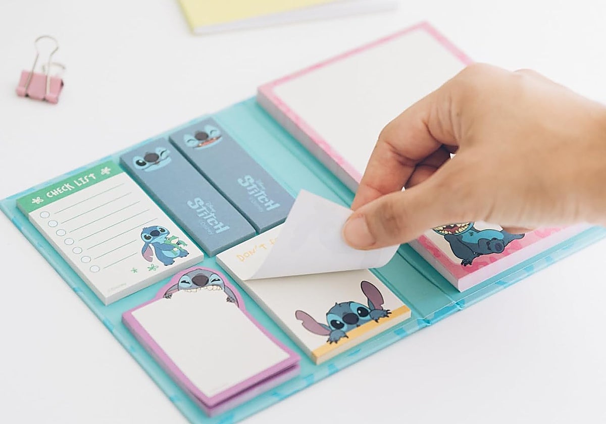 Regala este bloc de Stitch para que los peques organicen sus tareas de forma original