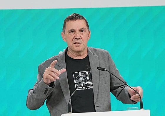 El secretario general de EH Bildu, Arnaldo Otegi.