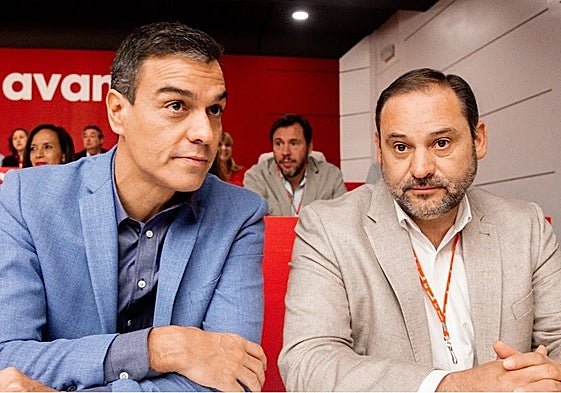 Pedro Sánchez y José Luis Ábalos