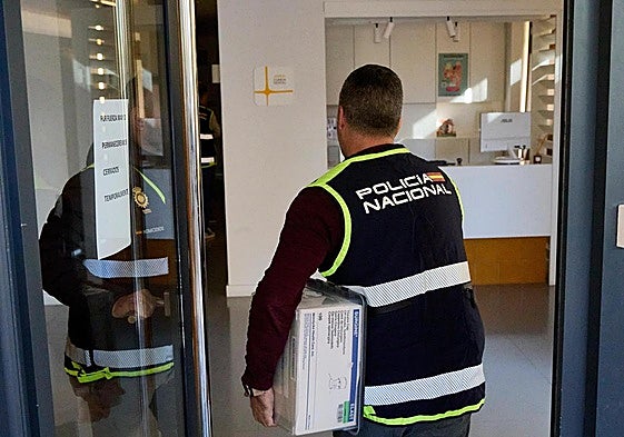 Registro policial efectuado el pasado miércoles.