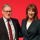 Keir Starmer y Rachel Reeves durante el congreso laborista el pasado septiembre en Liverpool