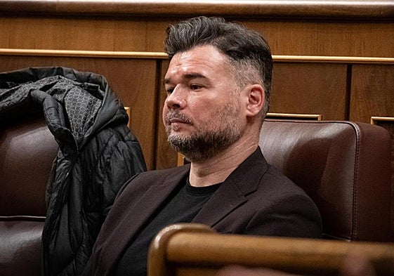El portavoz de Esquerra en el Congreso, Gabriel Rufián.