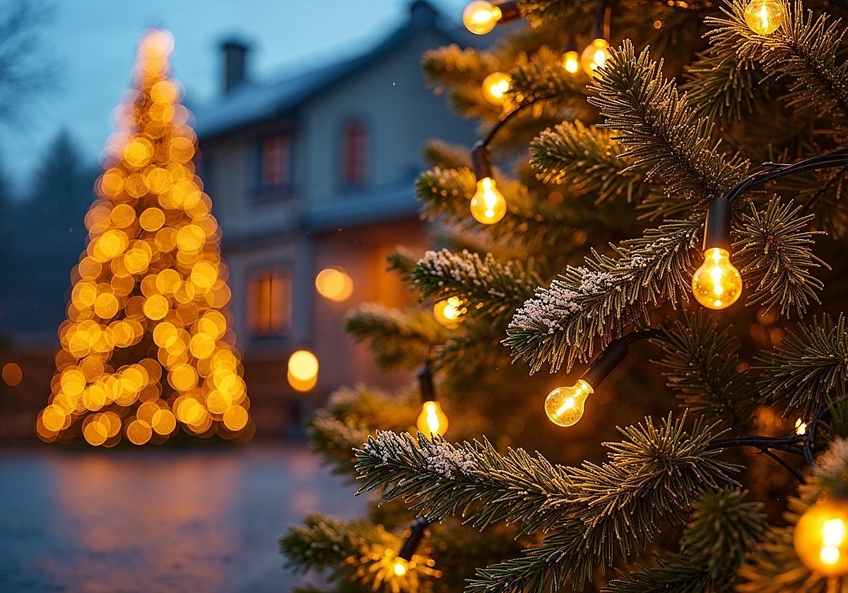 Transforma tu hogar en Navidad con las luces Realky para el árbol