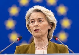 La presidenta de la Comisión Europea, Ursula von der Leyen.