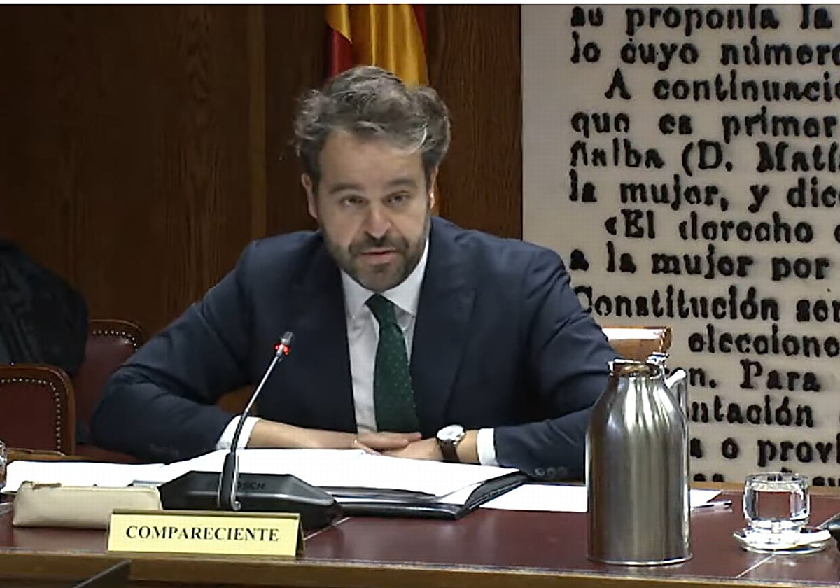 Juanfran Serrano en el Senado este martes