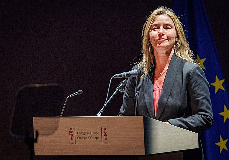 Mogherini dimite como rectora del Colegio de Europa tras ser imputada por fraude y corrupción