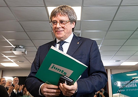 El líder de Junts, Carles Puigdemont.