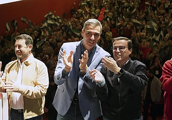Sánchez, en apoyo de Miguel Ángel Gallardo en Plasencia.