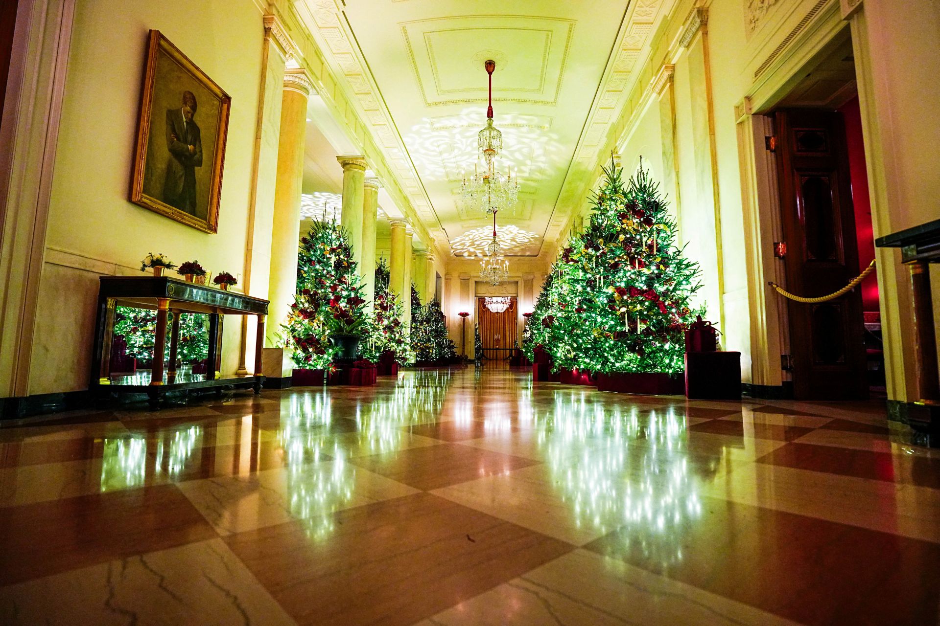 Los Trump ya celebran la Navidad en la Casa Blanca