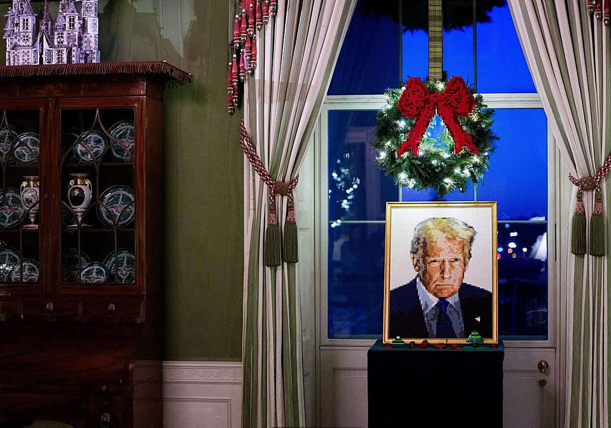Los Trump ya celebran la Navidad en la Casa Blanca