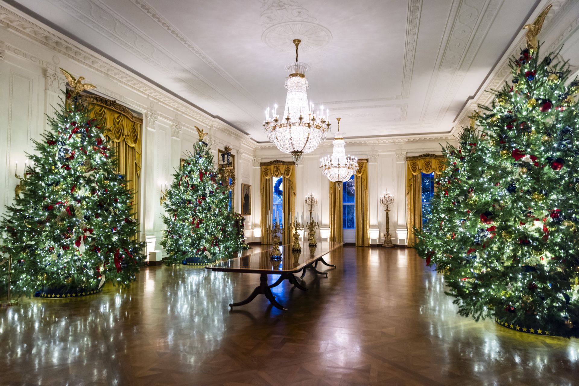 Los Trump ya celebran la Navidad en la Casa Blanca