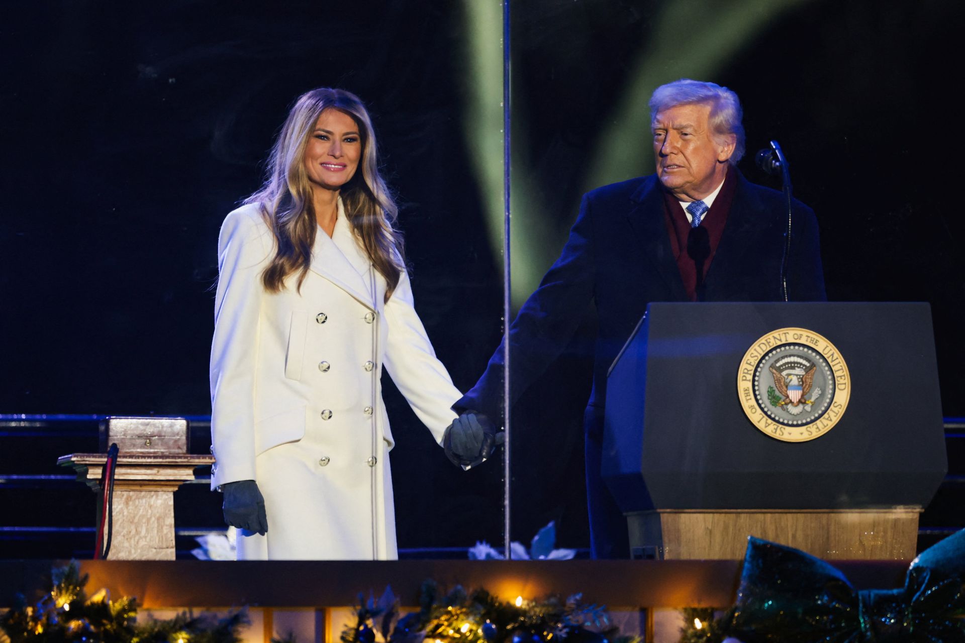 Los Trump ya celebran la Navidad en la Casa Blanca