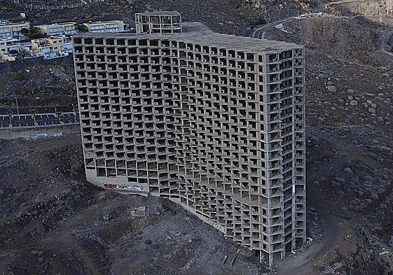 Imagen de archivo del edificio abandonado en Añaza, Tenerife