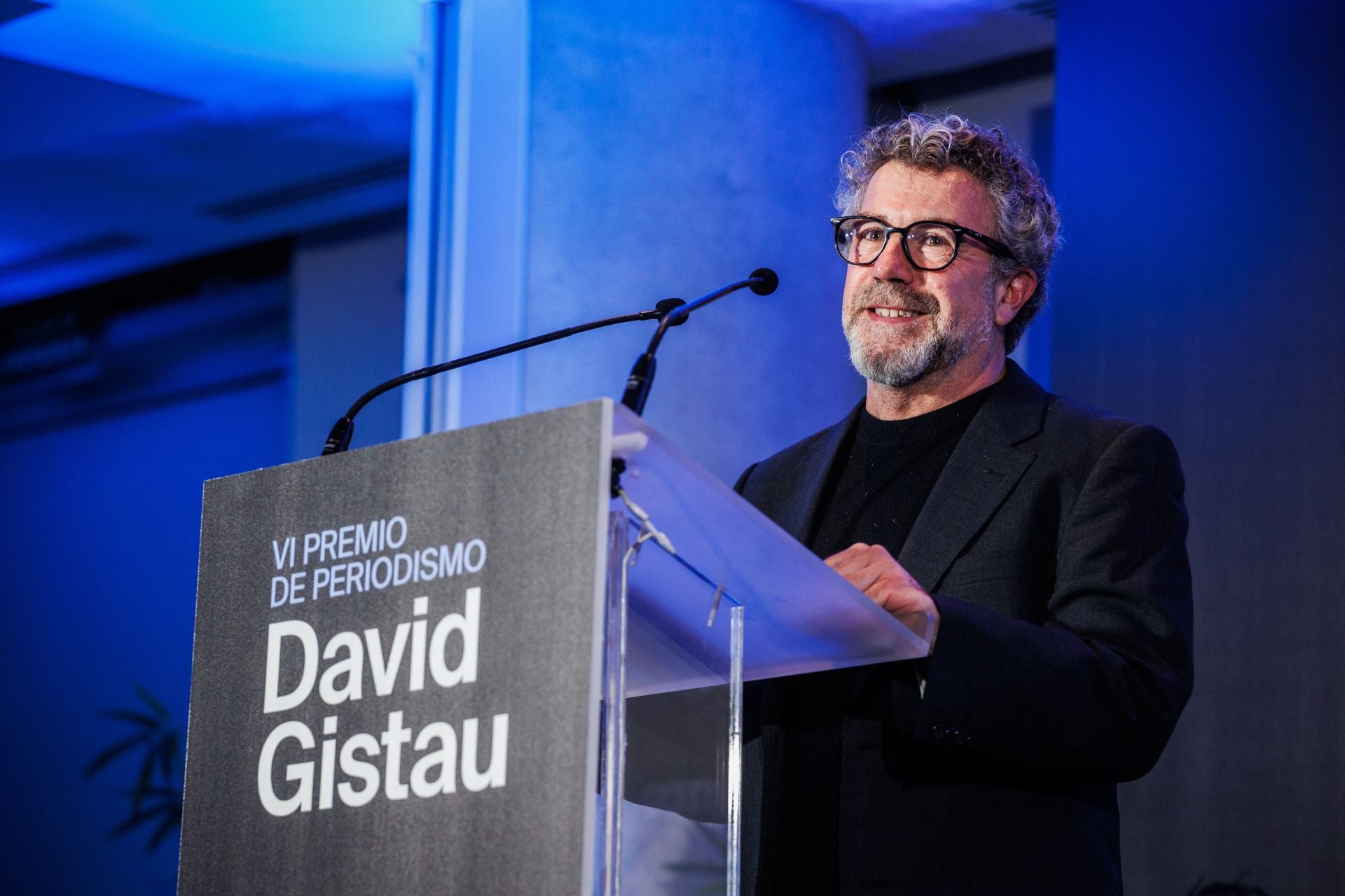 Alberto Di Lolli durante su discurso