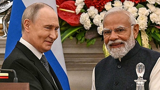 Modi defiende ante Putin que India «no es neutral» en la guerra de Ucrania y está «del lado de la paz»