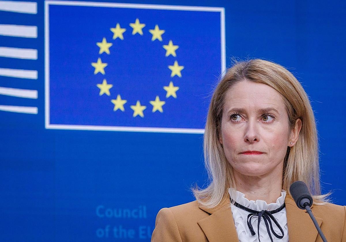 Kaja Kallas, jefa de la diplomacia europea.
