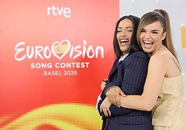 Las cantantes Chanel y Melody.