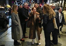 Ana Corina Sosa, hija de la líder opositora venezolana, a su llegada a Oslo.
