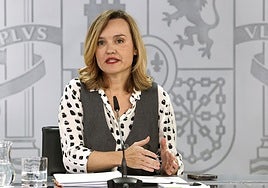 La ministra de Educación y portavoz del Gobierno, Pilar Alegría.