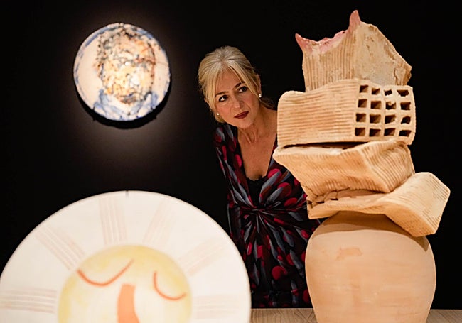 Piezas de Picasso y Barceló expuestas en Almería.