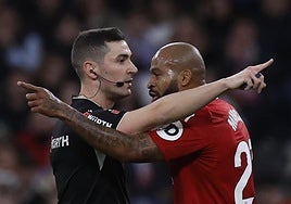 Seis partidos de suspensión a Marcao tras su expulsión en el Bernabéu