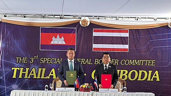 Tailandia y Camboya firman otro alto el fuego tras romper la tregua impulsada por Trump