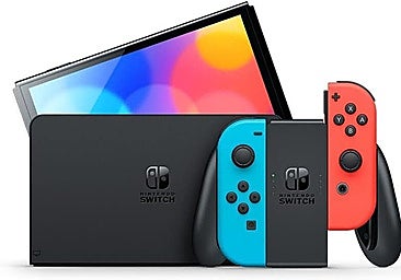 LLeva la jugabilidad a un nuevo nivel con la Nintendo Switch OLED Azul Neón/Rojo Neón y su pantalla vibrante