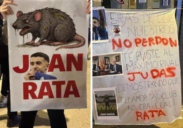 Joan García, MVP of a derby between whistles, bills with his face, rats, banners and insults