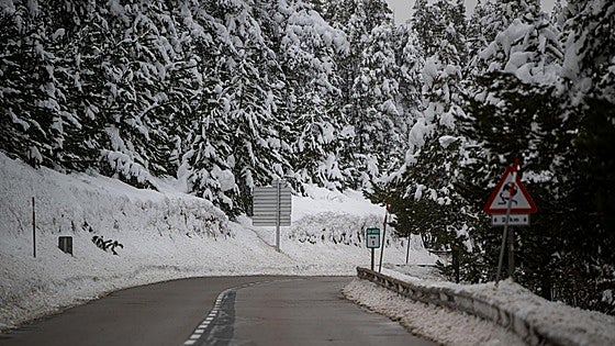 La Aemet lanza un aviso especial por nevadas en cotas bajas