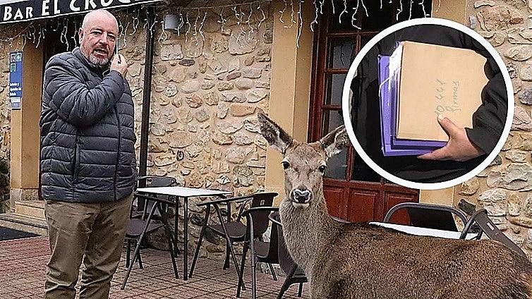 El vecino de León denunciado por convivir con una venada acude a la Junta para quedarse con Pepa: «Me lo han puesto muy difícil»