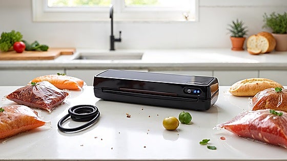 Ahorra espacio en tu cocina y conserva más tiempo los alimentos con esta envasadora al vacío 4 en 1