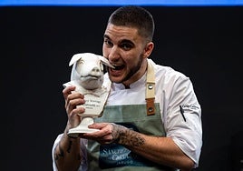 Alejandro Cano se corona como el cocinero con la mejor croqueta de España