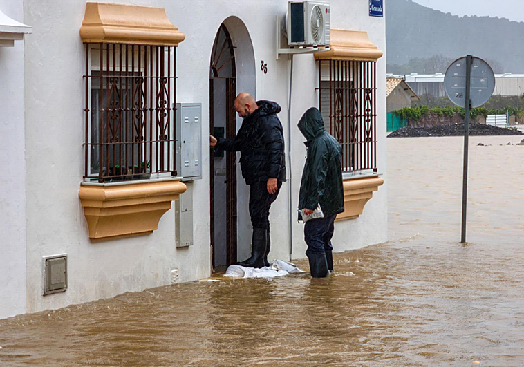 La borrasca Marta sacudirá a casi toda España y a una Andalucía exhausta, con suelos incapaces de absorber más agua