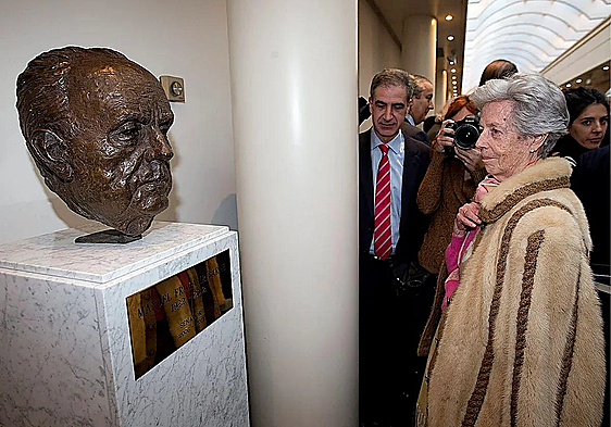 PNV y EH Bildu piden la retirada del busto de Fraga en el Senado