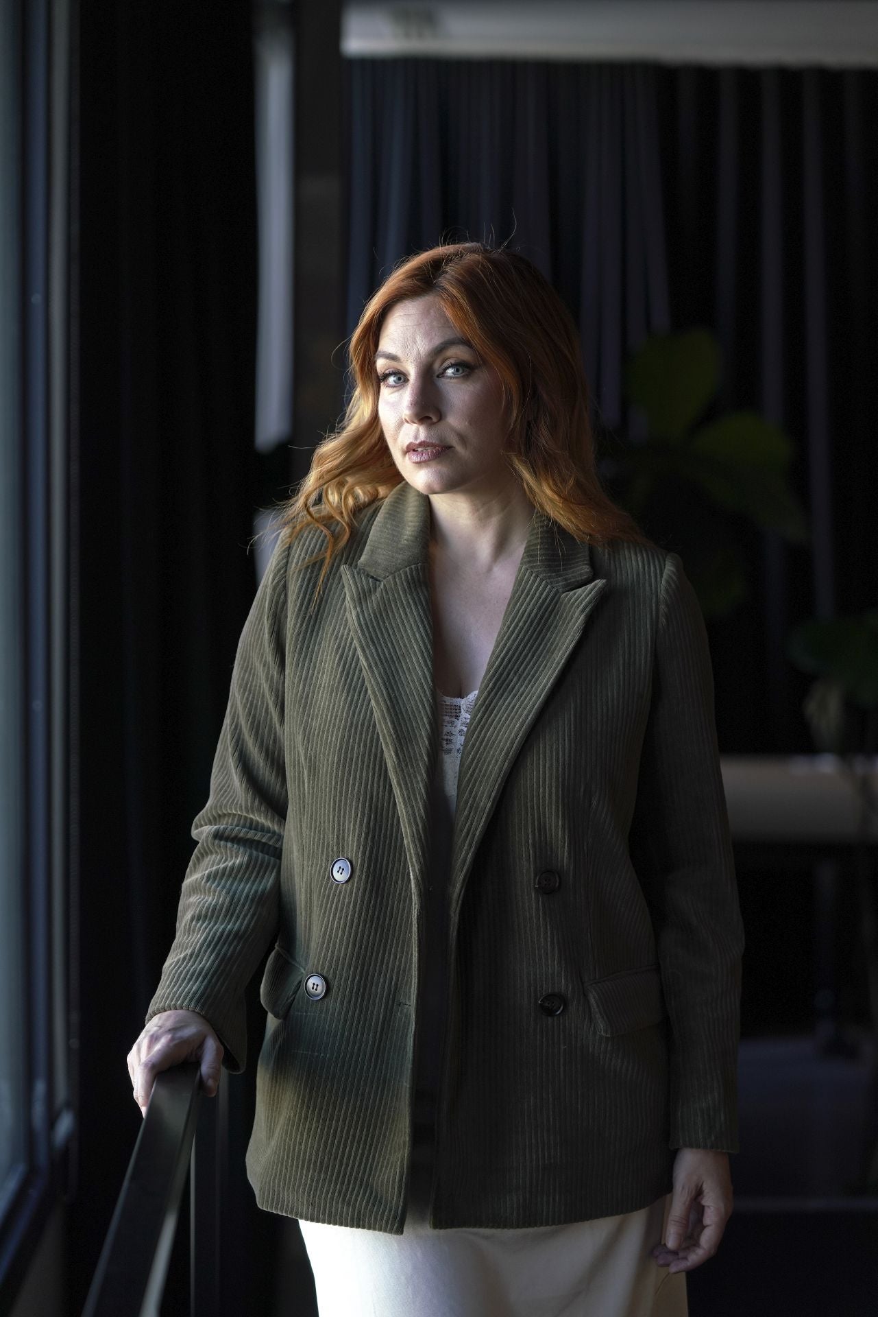 Leire Martínez posa minutos antes de la entrevista.