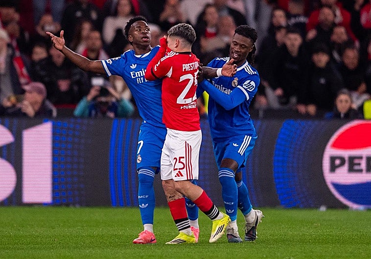 La UEFA suspende a Prestianni tras su episodio racista con Vinicius