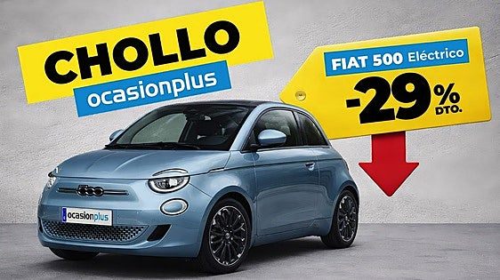Chollo del día: Fiat 500 eléctrico con un súper descuento del 29%