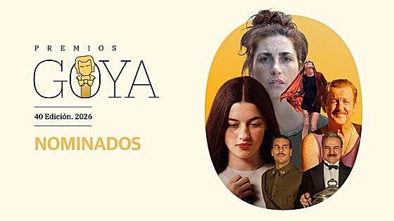 Todos los nominados a los premios Goya 2026
