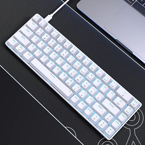 Ahorra espacio y gana velocidad con el teclado mecánico Dierya T68SE que revolucionará tu escritorio
