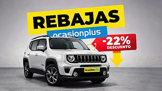 No dejes pasar las rebajas: llévate este Jeep Renegade con hasta un 22% de descuento en OcasionPlus