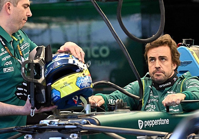 Alonso arranca el Mundial al volante de una peligrosa lavadora centrifugando